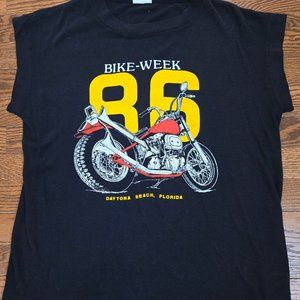 Vintage 1986 Daytona Bike Week T-shirt